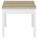  Coaster Furniture Stacie 709950 3-piece Coffee Table Set - Distressed Pine and White IMAGE 7