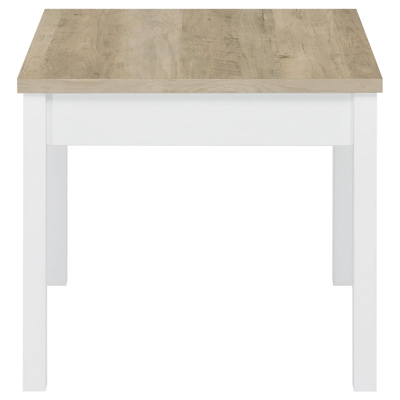  Coaster Furniture Stacie 709950 3-piece Coffee Table Set - Distressed Pine and White IMAGE 8