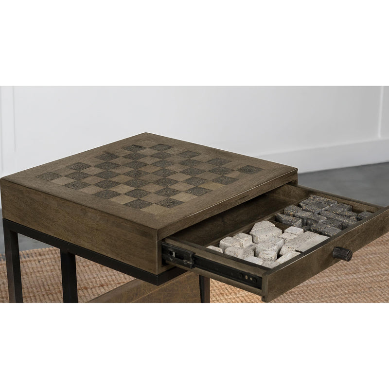  Coaster Furniture Chessie 936135 1-Drawer Side Table With Leatherette Sling - Tobacco IMAGE 10