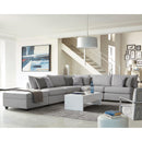  Coaster Furniture Cambria 551511-S4B 4 pc Upholstered Modular Sectional - Grey IMAGE 2