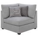  Coaster Furniture Cambria 551511-S4B 4 pc Upholstered Modular Sectional - Grey IMAGE 7