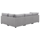  Coaster Furniture Cambria 551511-S5A 5 pc Upholstered Modular Sectional - Grey IMAGE 4
