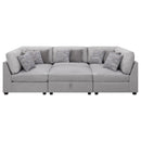  Coaster Furniture Cambria 551511-SET 6 pc Upholstered Modular Sectional - Grey IMAGE 11