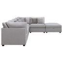  Coaster Furniture Cambria 551511-SET 6 pc Upholstered Modular Sectional - Grey IMAGE 5