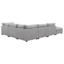  Coaster Furniture Cambria 551511-SET 6 pc Upholstered Modular Sectional - Grey IMAGE 9