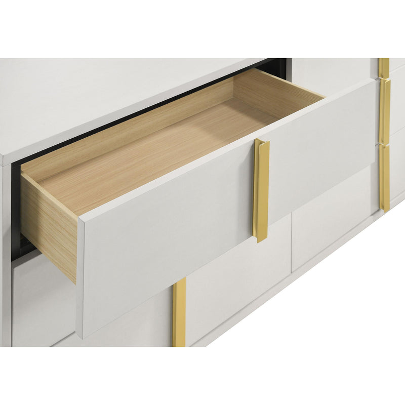  Coaster Furniture Marceline 222933 6-Drawer Dresser - White IMAGE 11