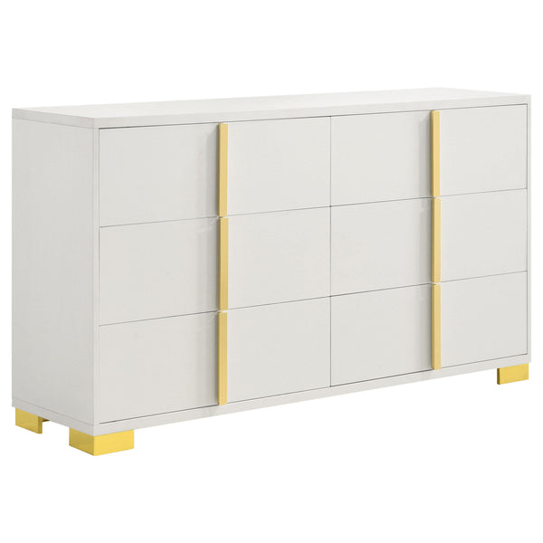  Coaster Furniture Marceline 222933 6-Drawer Dresser - White IMAGE 1