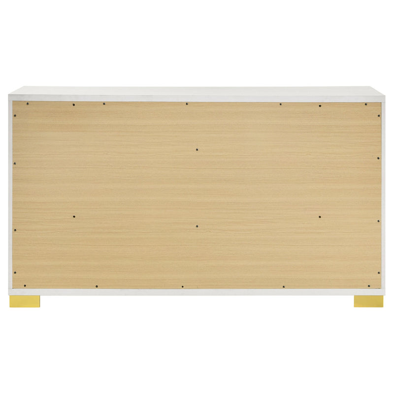  Coaster Furniture Marceline 222933 6-Drawer Dresser - White IMAGE 8