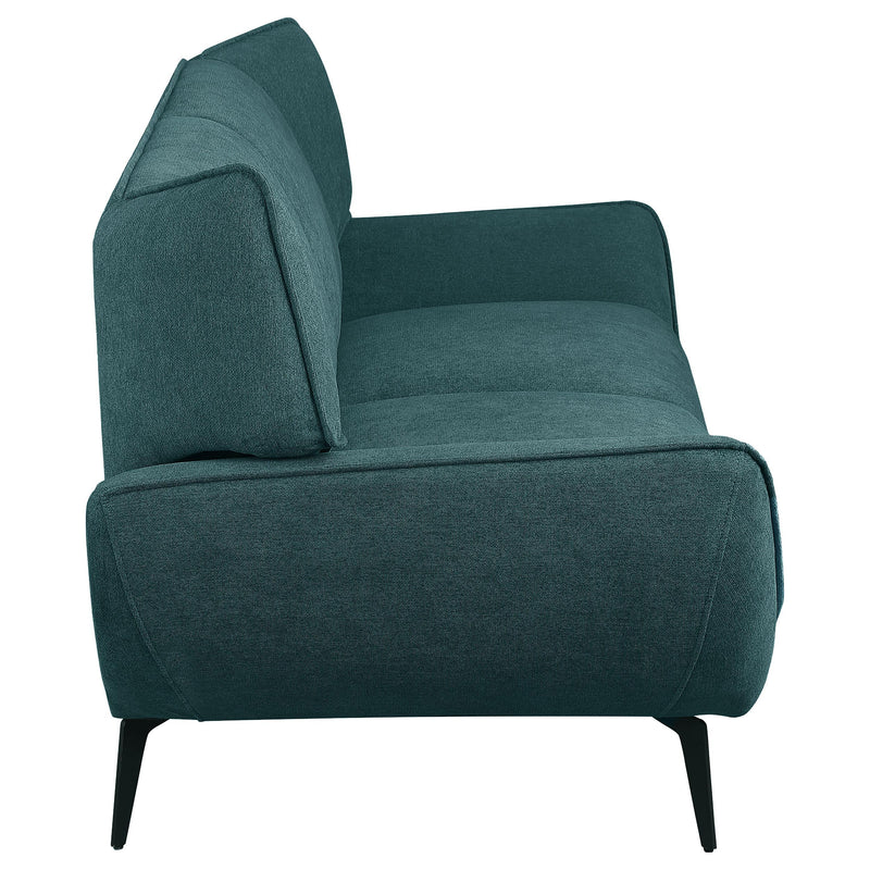 Coaster Furniture Acton 511161 Upholstered Flared Arm Sofa - Teal Blue IMAGE 8