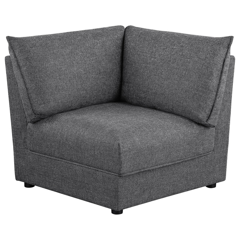  Coaster Furniture Sasha 551681-SETA 5 pc Upholstered Modular Sectional Sofa - Barely Black IMAGE 12