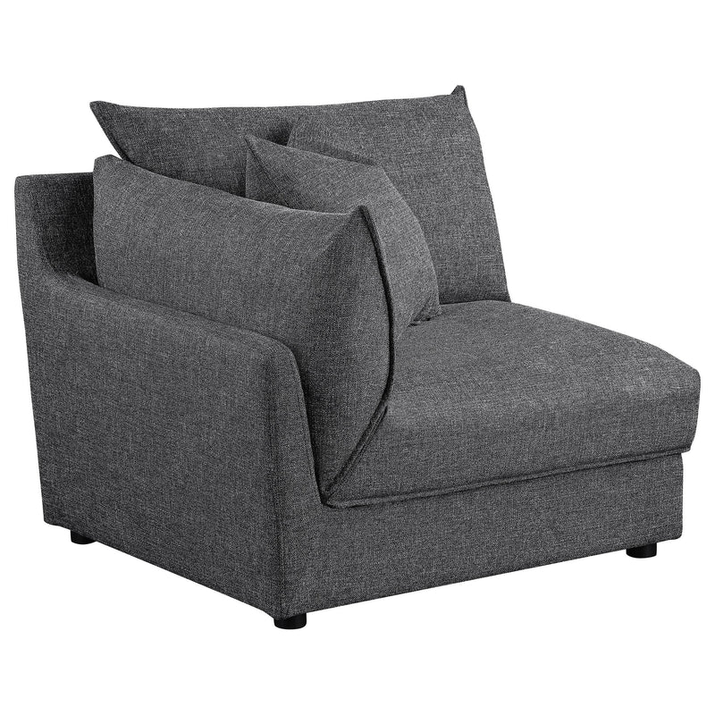  Coaster Furniture Sasha 551681-SETA 5 pc Upholstered Modular Sectional Sofa - Barely Black IMAGE 13