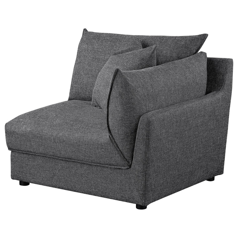  Coaster Furniture Sasha 551681-SETA 5 pc Upholstered Modular Sectional Sofa - Barely Black IMAGE 14