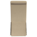  Coaster Furniture Shawna 100747 Upholstered Skirted Side Chair - Light Khaki IMAGE 6