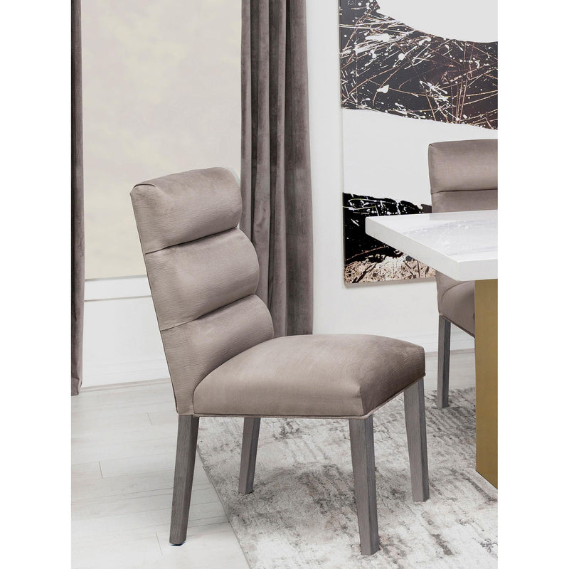  Coaster Furniture Carla 106684 Velvet Upholstered Dining Side Chair - Ash IMAGE 12