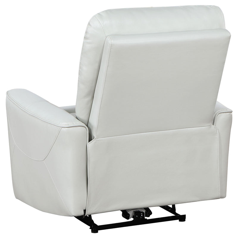  Coaster Furniture Greenfield 610263P Upholstered Power Recliner Chair - Dove Grey IMAGE 5