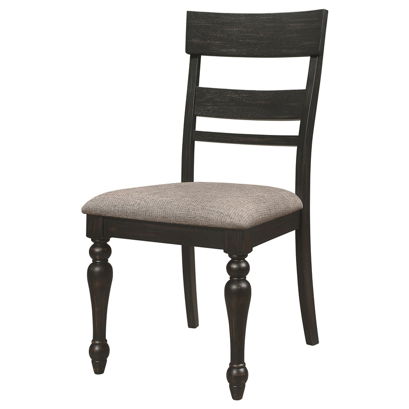  Coaster Furniture Bridget 108222 Wood Dining Side Chair - Charcoal IMAGE 4