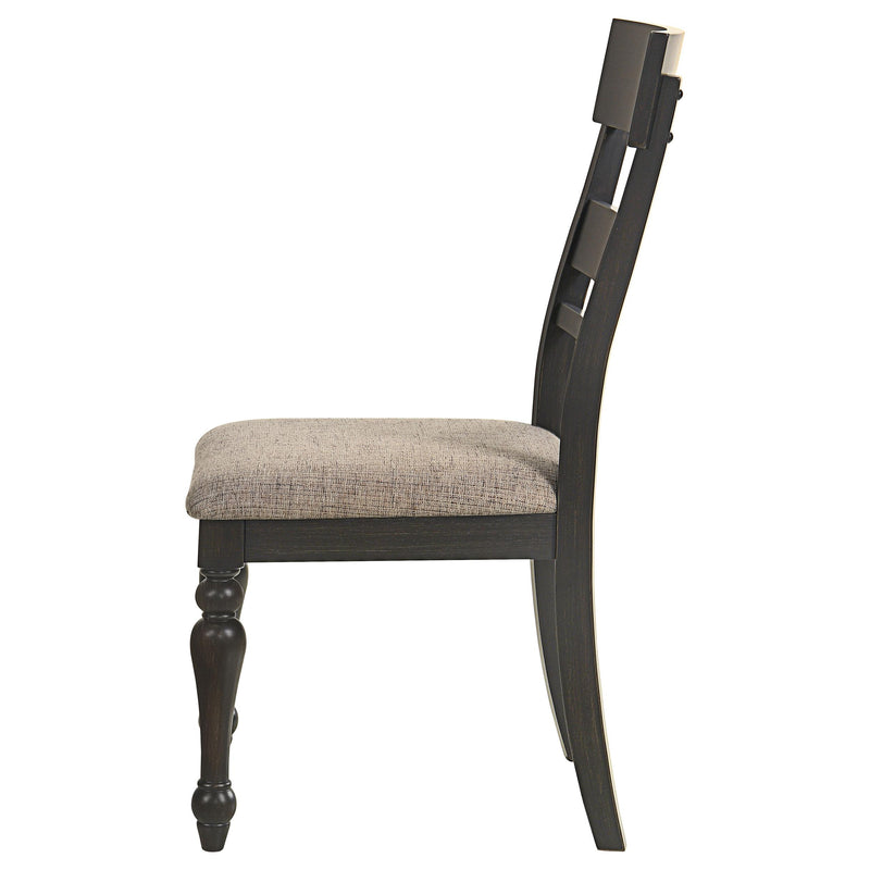  Coaster Furniture Bridget 108222 Wood Dining Side Chair - Charcoal IMAGE 5