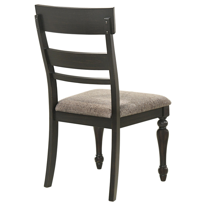  Coaster Furniture Bridget 108222 Wood Dining Side Chair - Charcoal IMAGE 7