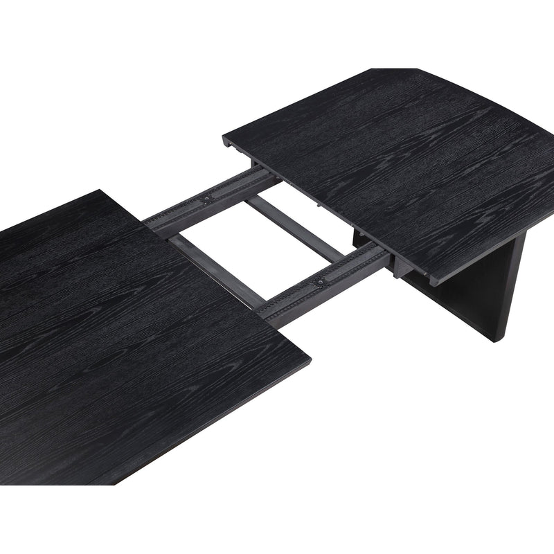 Coaster Furniture Brookmead 108231 100-inch Extension Leaf Dining Table - Black IMAGE 12