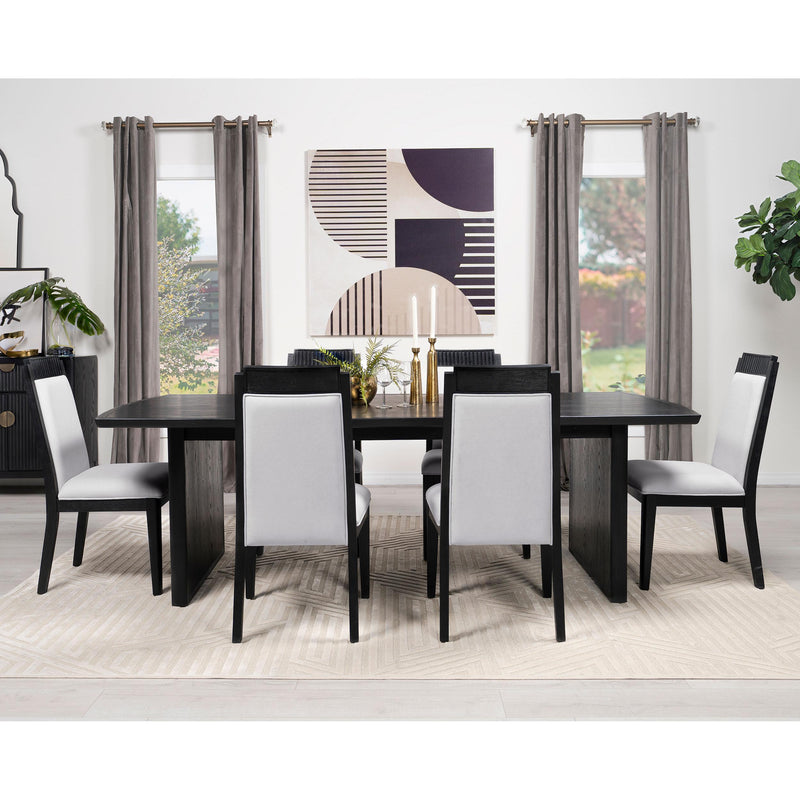  Coaster Furniture Brookmead 108232 Wood Dining Side Chair - Ivory and Black IMAGE 10
