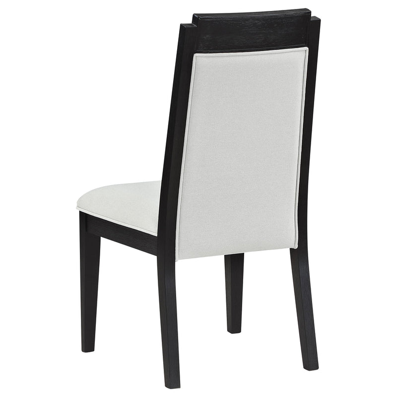  Coaster Furniture Brookmead 108232 Wood Dining Side Chair - Ivory and Black IMAGE 6