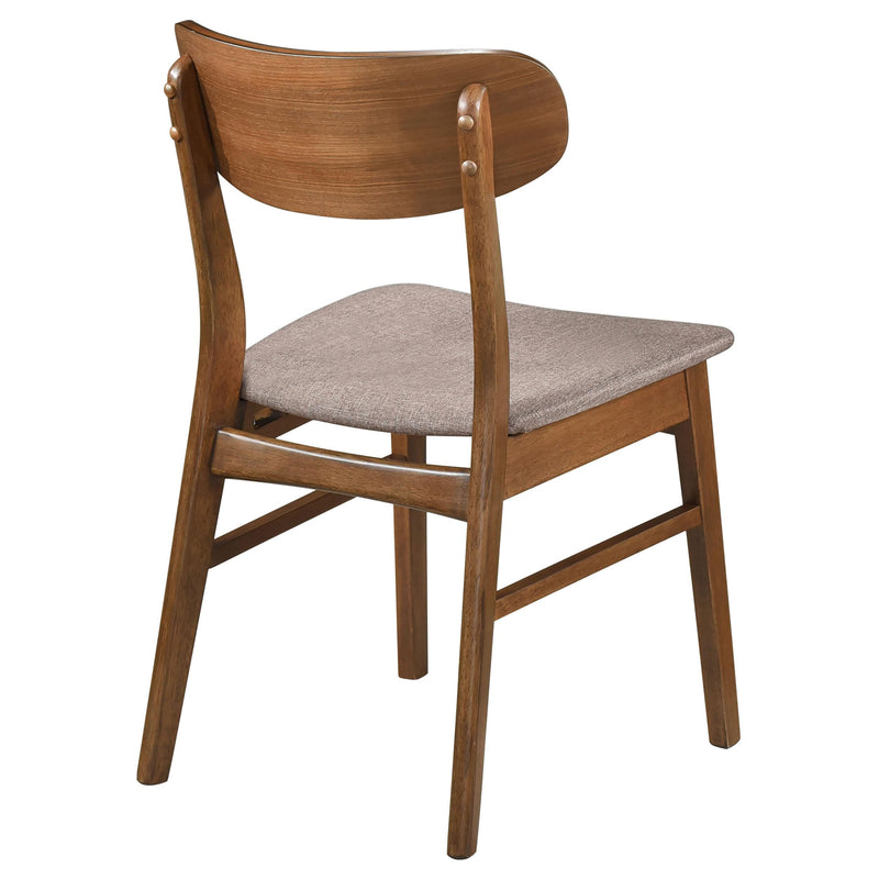  Coaster Furniture Dortch 108462 Dining Side Chair - Walnut and Brown IMAGE 7