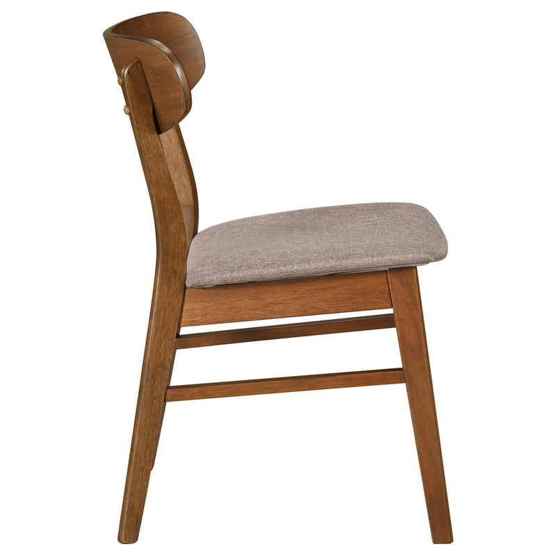  Coaster Furniture Dortch 108462 Dining Side Chair - Walnut and Brown IMAGE 8