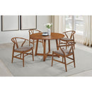  Coaster Furniture Dinah 108472 Wood Wishbone Dining Side Chair - Walnut IMAGE 9