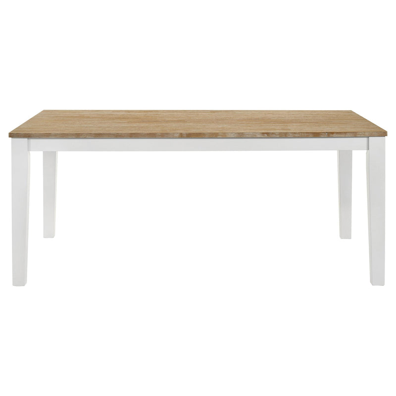  Coaster Furniture Hollis 122241 Rectangular 72-inch Wood Dining Table - Brown IMAGE 3