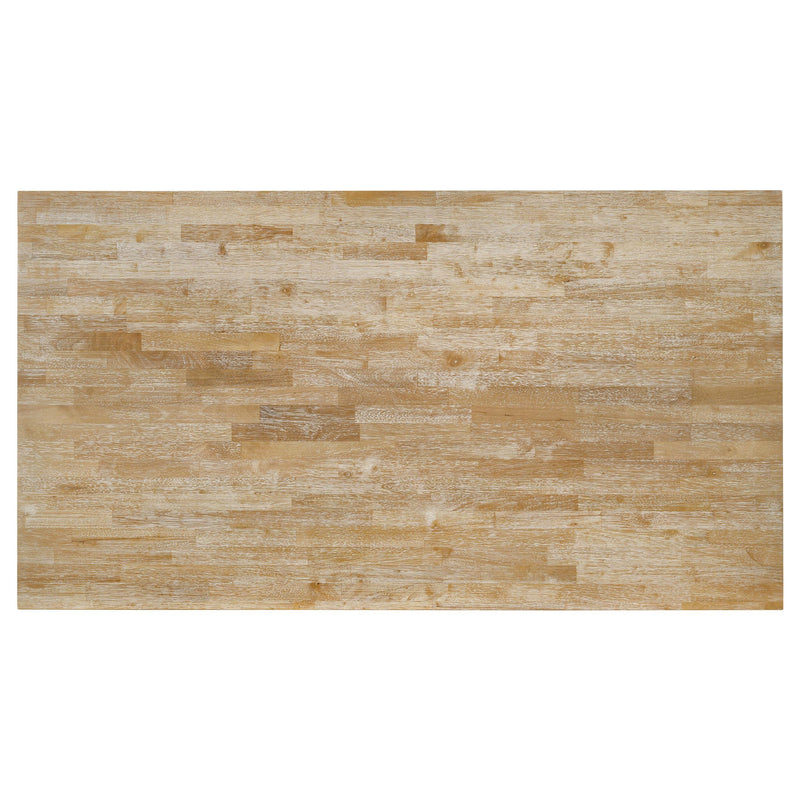  Coaster Furniture Hollis 122241 Rectangular 72-inch Wood Dining Table - Brown IMAGE 5