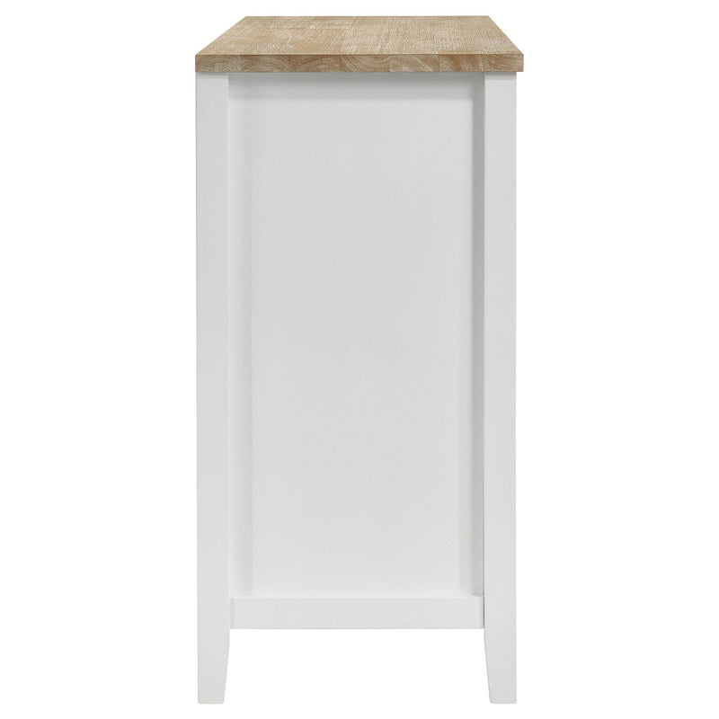  Coaster Furniture Hollis 122245 2-door Dining Sideboard Buffet Storage Cabinet - White IMAGE 10