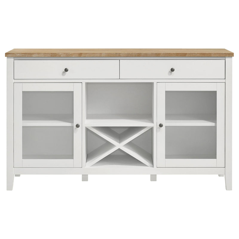 Coaster Furniture Hollis 122245 2-door Dining Sideboard Buffet Storage Cabinet - White IMAGE 3
