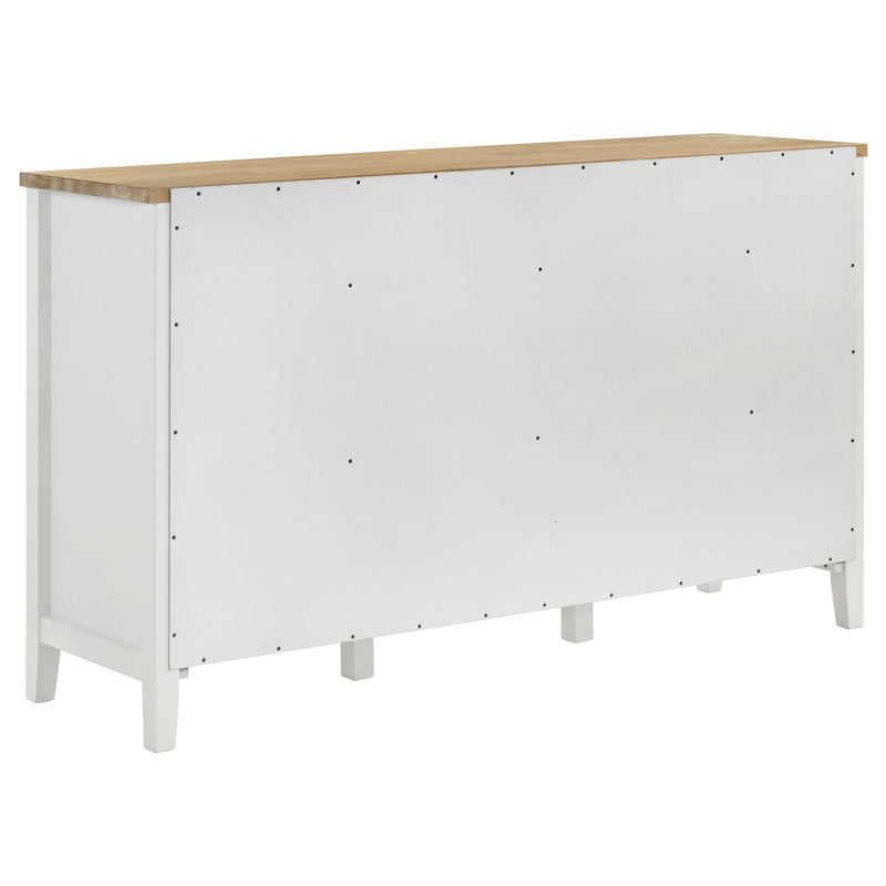  Coaster Furniture Hollis 122245 2-door Dining Sideboard Buffet Storage Cabinet - White IMAGE 7