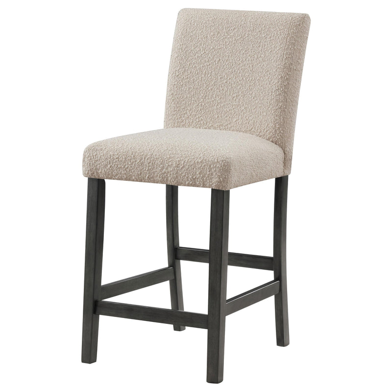  Coaster Furniture Alba 123129 Boucle Upholstered Counter Chair - Beige IMAGE 4