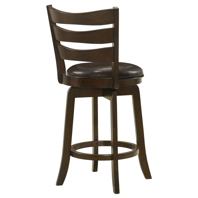  Coaster Furniture Murphy 181368 Wood Counter Height Swivel Bar Chair - Dark Brown IMAGE 7