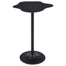 Coaster Furniture Keanu 182230 Curved 29-inch Cloud-Shaped Bistro Bar Table - Black IMAGE 6