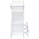  Coaster Furniture Araceli 182355 Freestanding LED Home Bar Cabinet - White High Gloss IMAGE 15