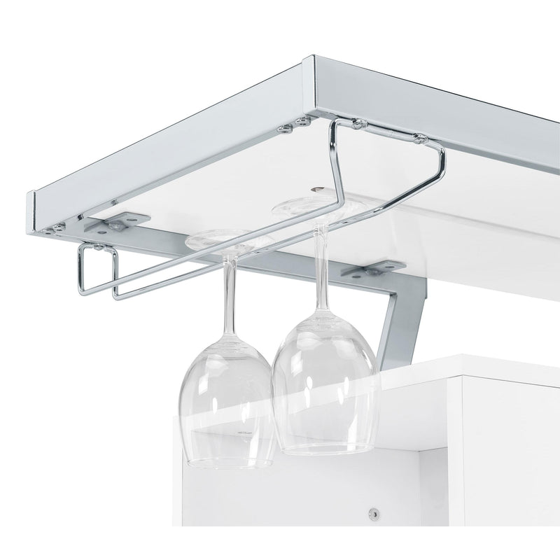  Coaster Furniture Araceli 182355 Freestanding LED Home Bar Cabinet - White High Gloss IMAGE 17