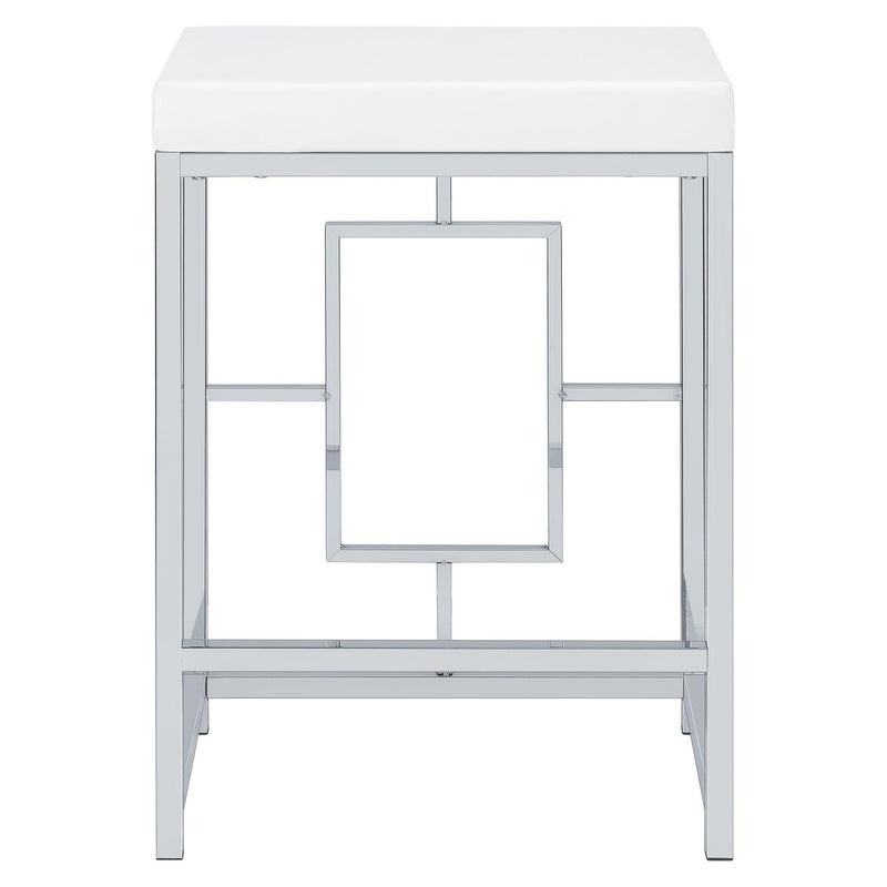  Coaster Furniture Jackson 182714 4-piece Multipurpose Counter Height Table Set - White IMAGE 11