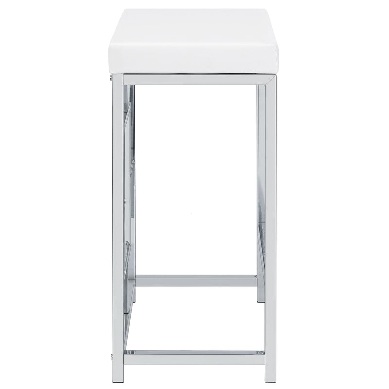  Coaster Furniture Jackson 182714 4-piece Multipurpose Counter Height Table Set - White IMAGE 16