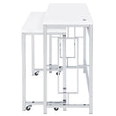  Coaster Furniture Jackson 182714 4-piece Multipurpose Counter Height Table Set - White IMAGE 6