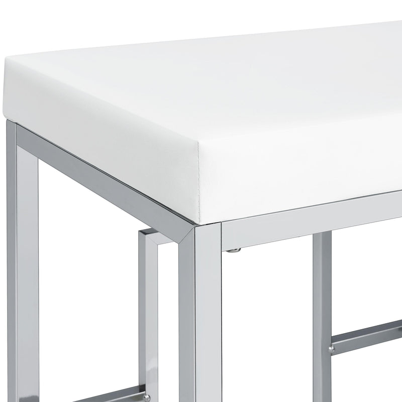  Coaster Furniture Jackson 182715 5-piece Multipurpose Counter Height Table Set - White IMAGE 18