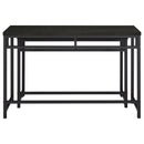  Coaster Furniture Hawes 182724 4-piece Multipurpose Counter Height Table Set - Black IMAGE 8