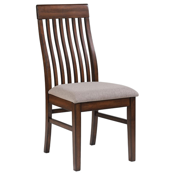  Coaster Furniture Briarwood 182992 Wood Dining Side Chair - Mango Oak IMAGE 1