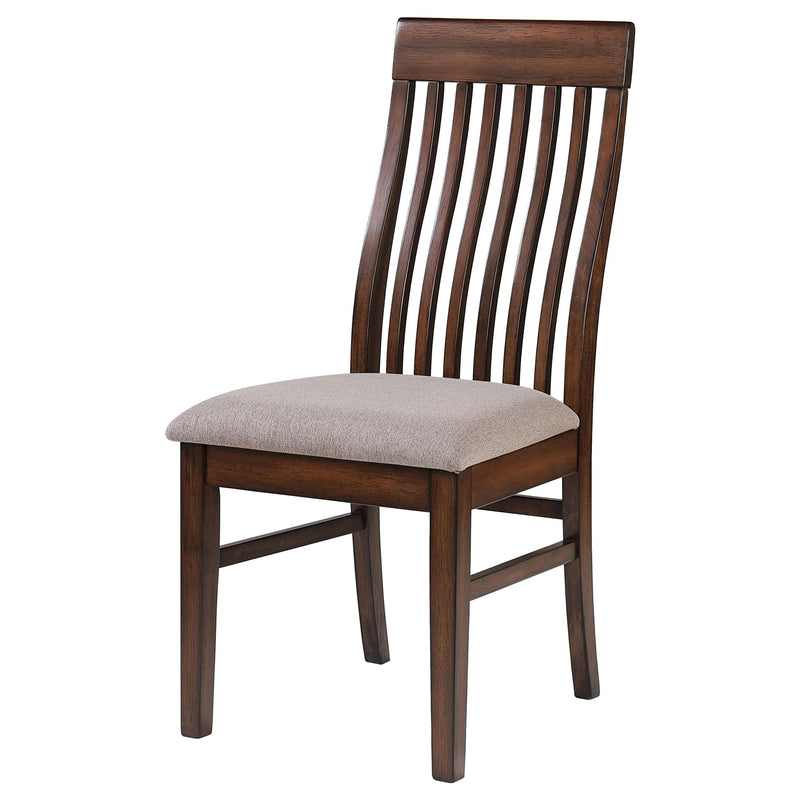  Coaster Furniture Briarwood 182992 Wood Dining Side Chair - Mango Oak IMAGE 4
