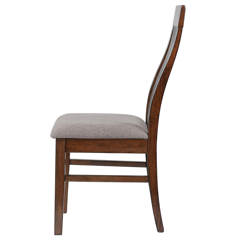  Coaster Furniture Briarwood 182992 Wood Dining Side Chair - Mango Oak IMAGE 5