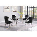  Coaster Furniture Cheyanne 190742 Upholstered Dining Side Chair - Black IMAGE 10