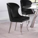  Coaster Furniture Cheyanne 190742 Upholstered Dining Side Chair - Black IMAGE 2