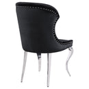  Coaster Furniture Cheyanne 190742 Upholstered Dining Side Chair - Black IMAGE 7