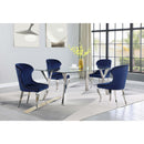  Coaster Furniture Cheyanne 190745 Upholstered Dining Side Chair - Ink Blue IMAGE 10